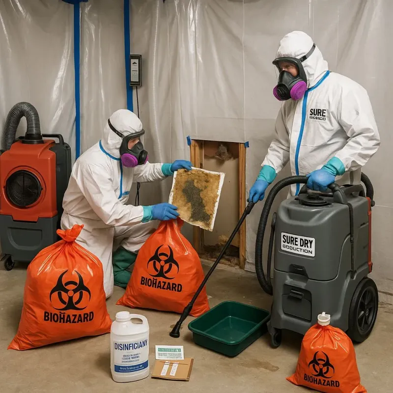 Contaminated Water Handling Protocols process in Bartlett, NE